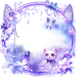 小猫头像框